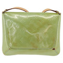 LOUIS VUITTON Monogram Vernis Thompson Street Bag Baby Blue M91009 Auth AMZ415-2