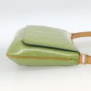 LOUIS VUITTON Monogram Vernis Thompson Street Bag Baby Blue M91009 Auth AMZ415-4