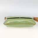 LOUIS VUITTON Monogram Vernis Thompson Street Bag Baby Blue M91009 Auth AMZ415-5