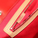LOUIS VUITTON Monogram Vernis Reade GM Tote Bag Red M91084 LV Auth AMZ416-21