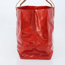 LOUIS VUITTON Monogram Vernis Reade GM Tote Bag Red M91084 LV Auth AMZ416-4