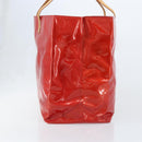 LOUIS VUITTON Monogram Vernis Reade GM Tote Bag Red M91084 LV Auth AMZ416-5