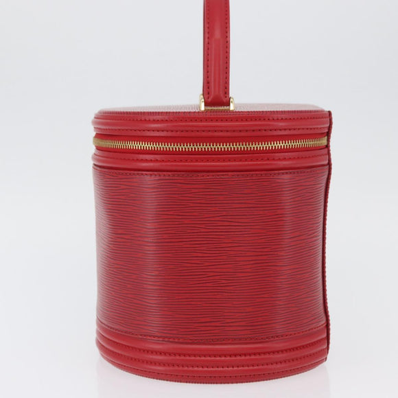 LOUIS VUITTON Epi Cannes Hand Bag Red M48037 LV Auth AMZ418