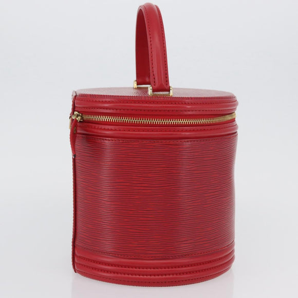 LOUIS VUITTON Epi Cannes Hand Bag Red M48037 LV Auth AMZ418