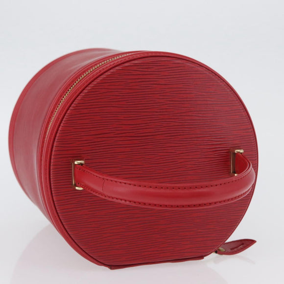 LOUIS VUITTON Epi Cannes Hand Bag Red M48037 LV Auth AMZ418