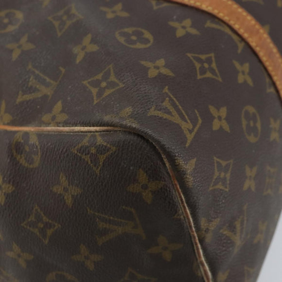 LOUIS VUITTON Monogram Sac Souple 35 Boston Bag M41626 LV Auth AMZ421