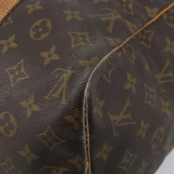 LOUIS VUITTON Monogram Sac Souple 35 Boston Bag M41626 LV Auth AMZ421