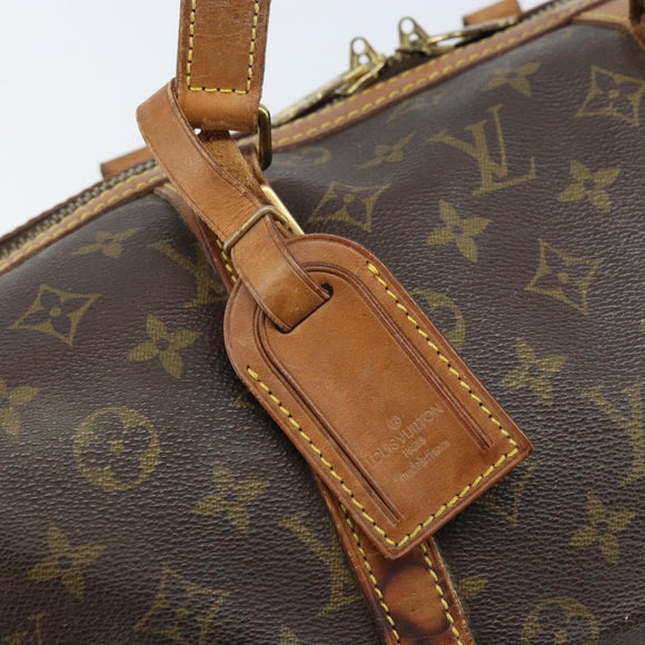 LOUIS VUITTON Monogram Sac Souple 35 Boston Bag M41626 LV Auth AMZ421
