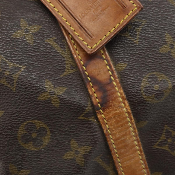 LOUIS VUITTON Monogram Sac Souple 35 Boston Bag M41626 LV Auth AMZ421