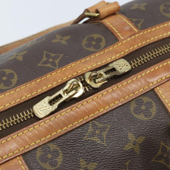 LOUIS VUITTON Monogram Sac Souple 35 Boston Bag M41626 LV Auth AMZ421