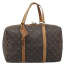 LOUIS VUITTON Monogram Sac Souple 35 Boston Bag M41626 LV Auth AMZ421-13
