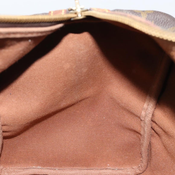 LOUIS VUITTON Monogram Sac Souple 35 Boston Bag M41626 LV Auth AMZ421
