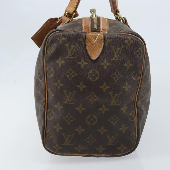 LOUIS VUITTON Monogram Sac Souple 35 Boston Bag M41626 LV Auth AMZ421