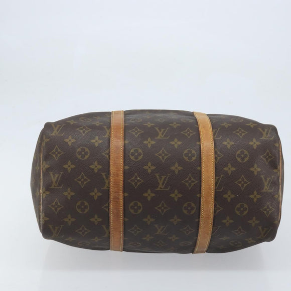 LOUIS VUITTON Monogram Sac Souple 35 Boston Bag M41626 LV Auth AMZ421