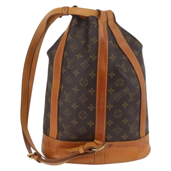 LOUIS VUITTON Monogram Randonnee PM Shoulder Bag M42243 LV Auth AMZ430