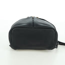 Salvatore Ferragamo Gancini Backpack Leather Black Gold Auth AMZ437V-5