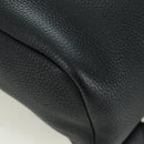 Salvatore Ferragamo Gancini Backpack Leather Black Gold Auth AMZ437V-17