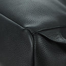 Salvatore Ferragamo Gancini Backpack Leather Black Gold Auth AMZ437V-19