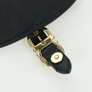 Salvatore Ferragamo Gancini Backpack Leather Black Gold Auth AMZ437V-25