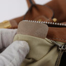 Chloe Paddington Hand Bag Leather Brown Silver gold Auth AMZ440A-25