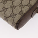 GUCCI GG Supreme Shoulder Bag PVC Beige Gold 001 58 6594 Auth AMZ443-14