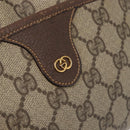 GUCCI GG Supreme Shoulder Bag PVC Beige Gold 001 58 6594 Auth AMZ443-18