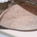 GUCCI GG Supreme Shoulder Bag PVC Beige Gold 001 58 6594 Auth AMZ443-21