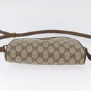GUCCI GG Supreme Shoulder Bag PVC Beige Gold 001 58 6594 Auth AMZ443-5