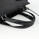 Salvatore Ferragamo Gancini Hand Bag Leather 2way Black Silver Auth AMZ445-7