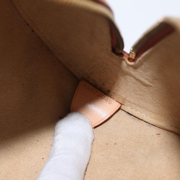 LOUIS VUITTON Nomad Soufflot Hand Bag Beige LV Auth AMZ447A