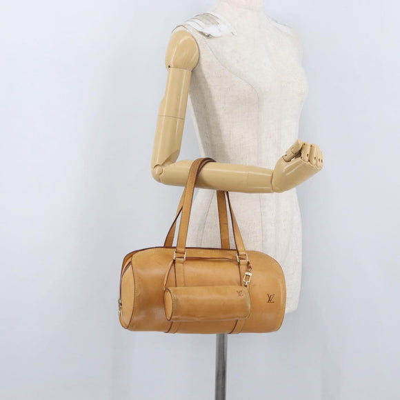 LOUIS VUITTON Nomad Soufflot Hand Bag Beige LV Auth AMZ447A