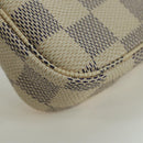 LOUIS VUITTON Damier Azur Mini Pochette Accessoires Pouch N64451 LV Auth AMZ456M-16