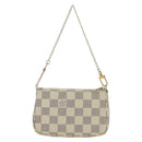 LOUIS VUITTON Damier Azur Mini Pochette Accessoires Pouch N64451 LV Auth AMZ456M-2