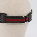 GUCCI GG Canvas Web Sherry Line Sun Visor Beige Red Green Auth AMZ459-6