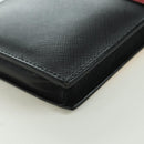 PRADA Robot Shoulder Bag Safiano leather 2way Black Silver Auth AMZ460SAV-16
