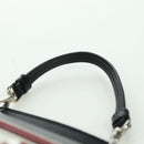 PRADA Robot Shoulder Bag Safiano leather 2way Black Silver Auth AMZ460SAV-8
