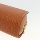 LOUIS VUITTON Epi Dauphine PM Pouch Zipangu Gold M48448 LV Auth AMZ461-15