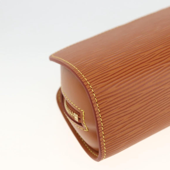 LOUIS VUITTON Epi Dauphine PM Pouch Zipangu Gold M48448 LV Auth AMZ461