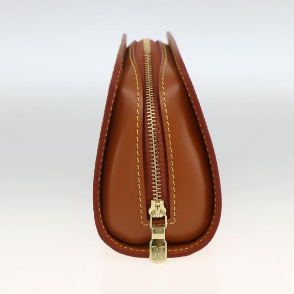 LOUIS VUITTON Epi Dauphine PM Pouch Zipangu Gold M48448 LV Auth AMZ461