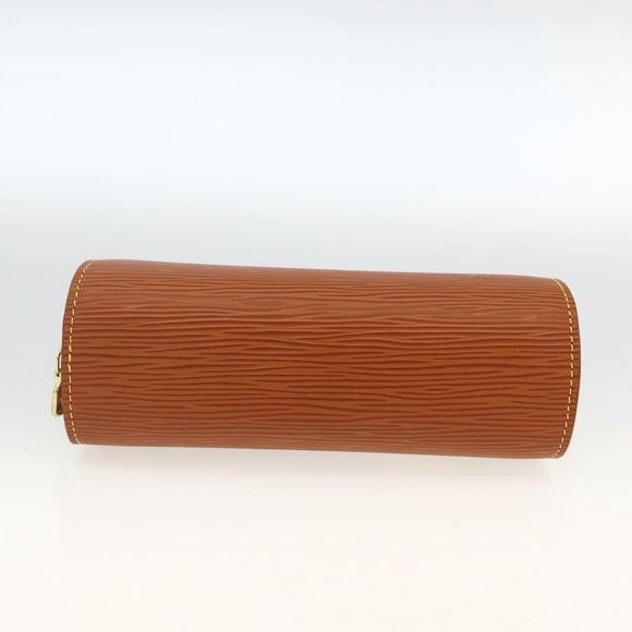 LOUIS VUITTON Epi Dauphine PM Pouch Zipangu Gold M48448 LV Auth AMZ461