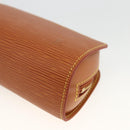 LOUIS VUITTON Epi Dauphine PM Pouch Zipangu Gold M48448 LV Auth AMZ461-7