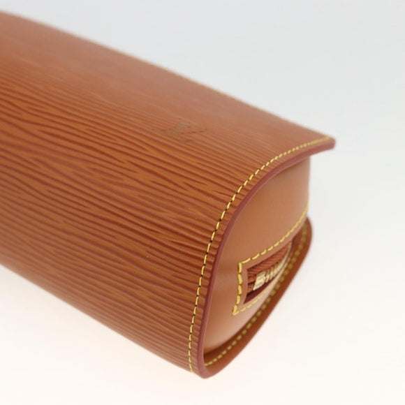 LOUIS VUITTON Epi Dauphine PM Pouch Zipangu Gold M48448 LV Auth AMZ461