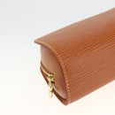 LOUIS VUITTON Epi Dauphine PM Pouch Zipangu Gold M48448 LV Auth AMZ461-14