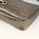 Salvatore Ferragamo Gancini Shoulder Bag Leather Gold Auth AMZ465A-10