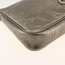 Salvatore Ferragamo Gancini Shoulder Bag Leather Gold Auth AMZ465A-11