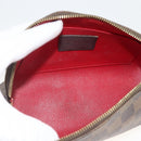 LOUIS VUITTON Damier Ebene Pochette Cosmetic PM Pouch N47516 LV Auth AMZ466-14