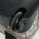 FENDI Carry Case Zucca Canvas Trunk Multicolor Gold Auth AMZ467M-23