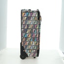 FENDI Carry Case Zucca Canvas Trunk Multicolor Gold Auth AMZ467M-4