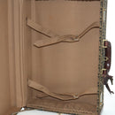 FENDI Zucca Canvas Trunk Black Brown Auth AMZ468V-27