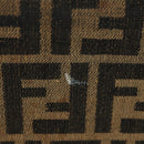 FENDI Zucca Canvas Trunk Black Brown Auth AMZ468V-3